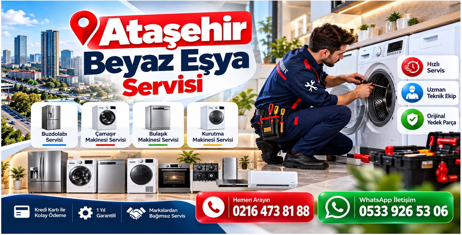 Ataşehir beyaz eşya servisi ve buzdolabı tamiri iletişim