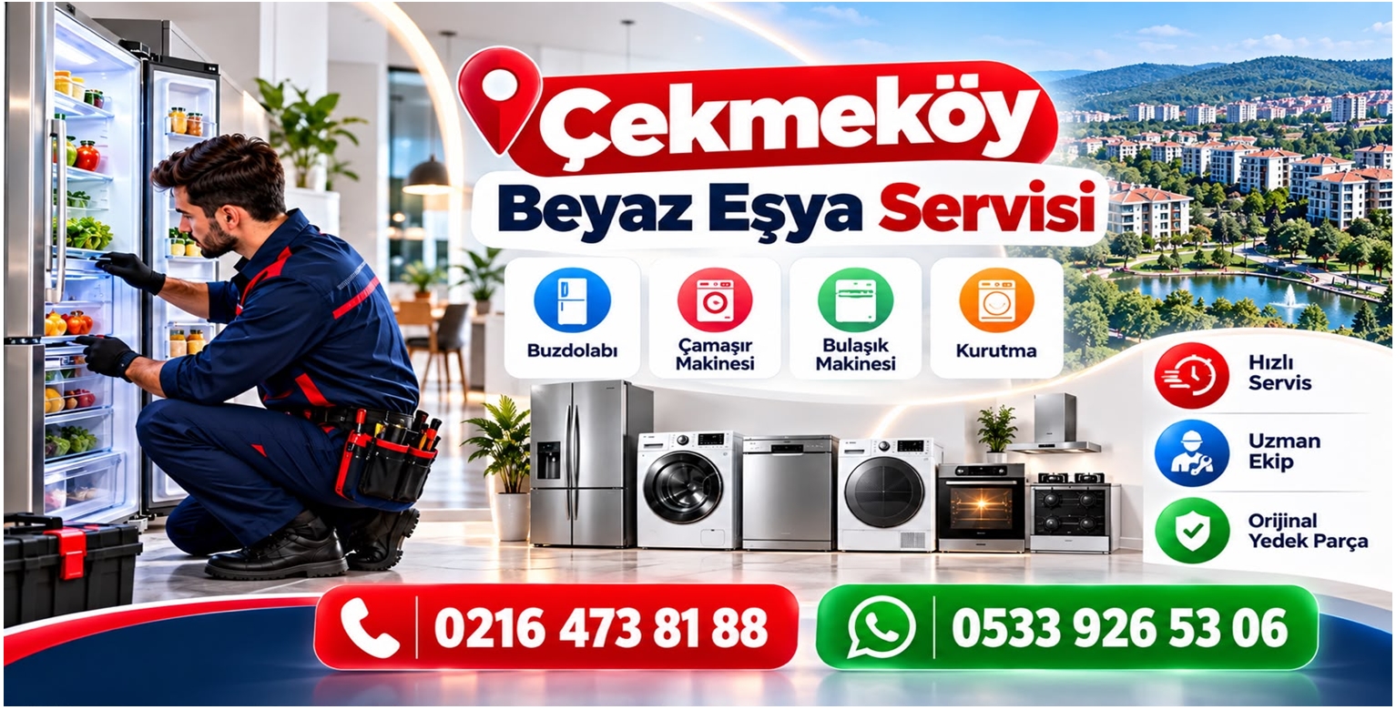 Çekmeköy beyaz eşya servisi ve buzdolabı tamiri iletişim