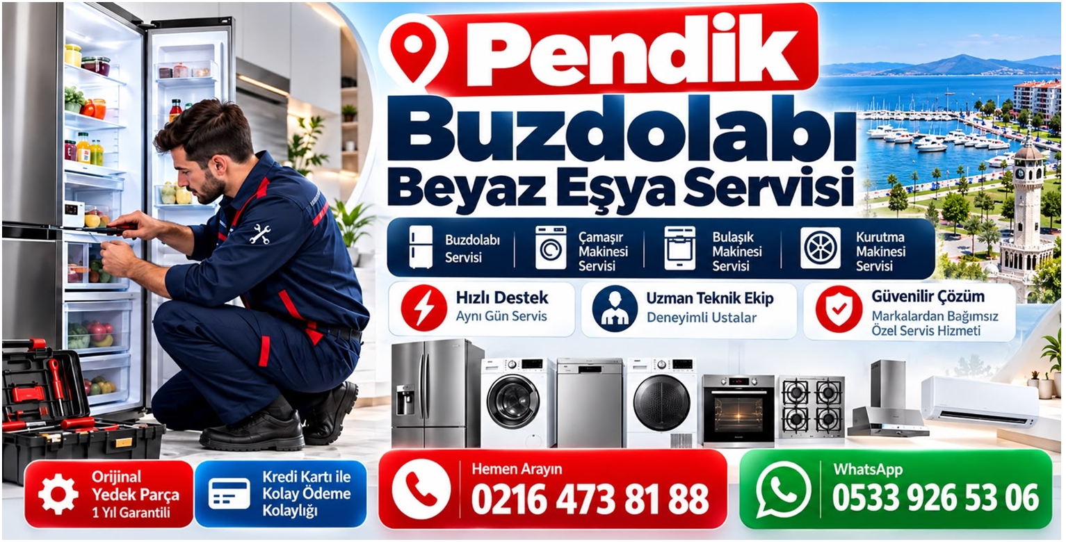 Pendik beyaz eşya ve buzdolabı servisi iletişim: 0216 473 81 88