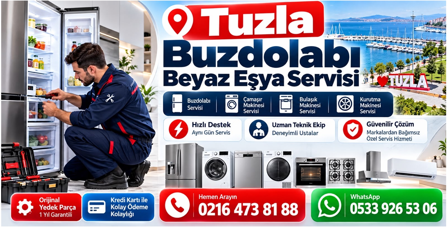 Tuzla buzdolabı ve beyaz eşya servisi iletişim